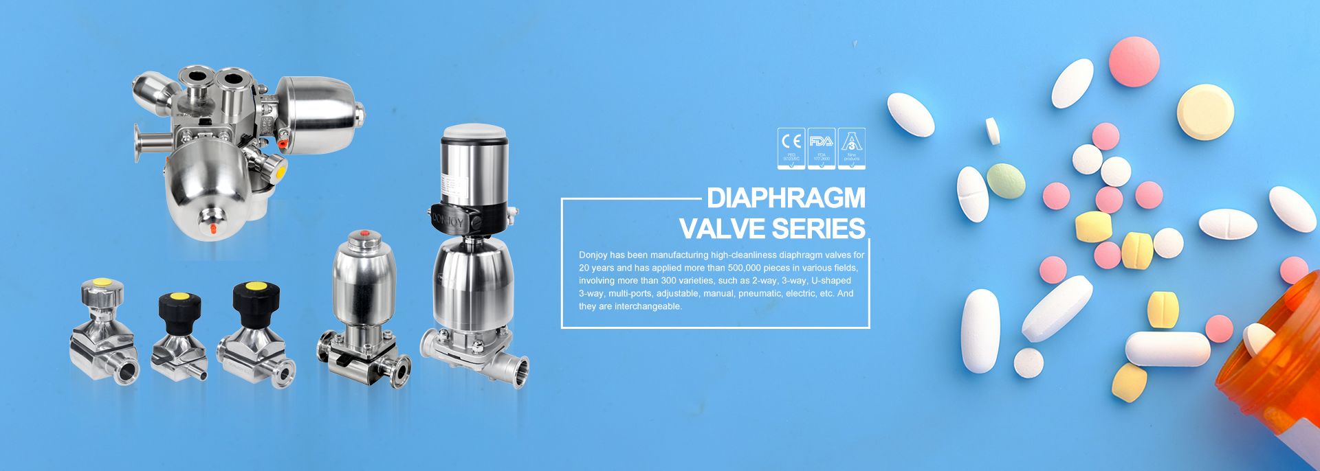 Kualitas Katup Diafragma Sanitasi pabrik