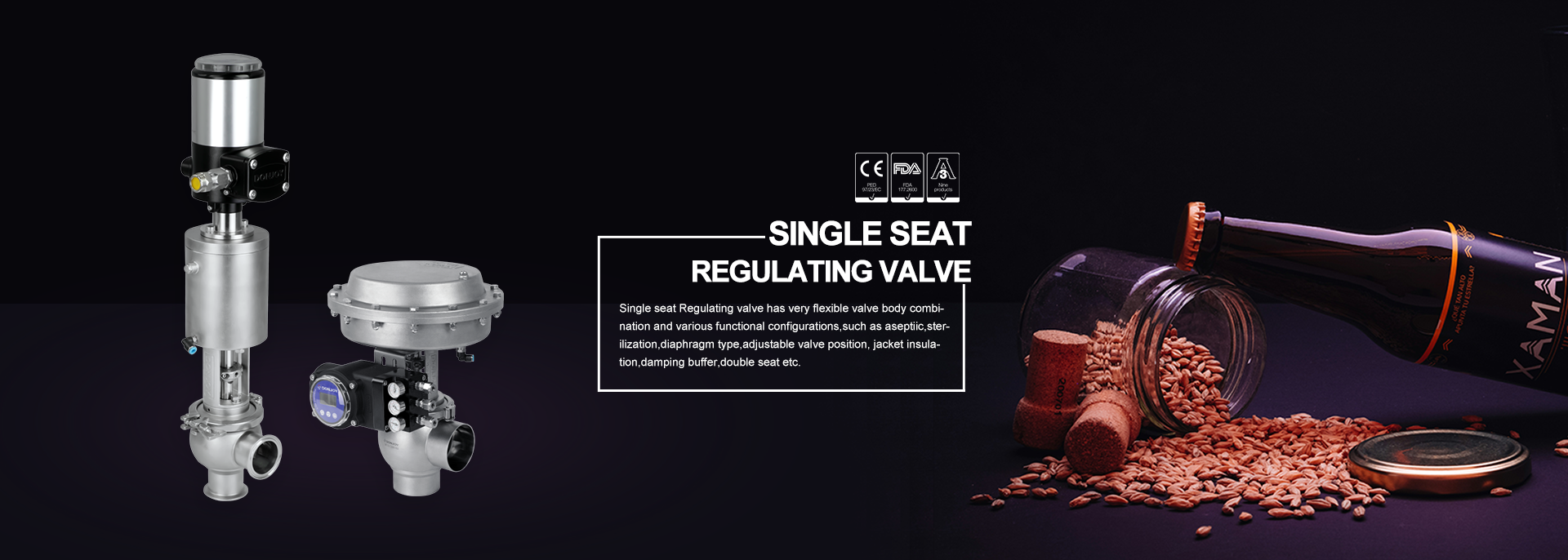 Kualitas Katup Diafragma Sanitasi pabrik