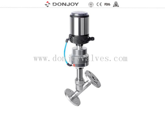 2" PN10 Flange SS316L Seal Angle Seat Valves and steam seat valve