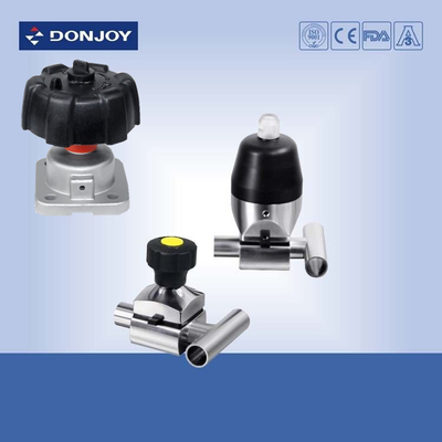 316L Mini - type Tee Three - way Sanitary Diaphragm Valve T type Tee
