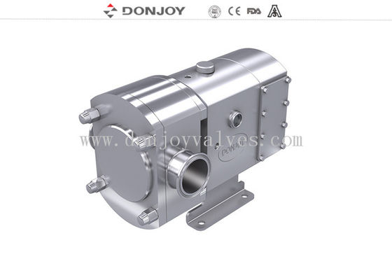 Horizontal Rotary Lobe Pump with 2" Clamped Connection 380V / 50HZ and 3A Certified for Sanitary Applications