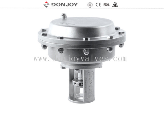 Stainless Steel High pressure 20bar Diaphragm Pneumatic actuator With intelligent valve Positioner Operation