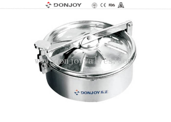 250mm Non Pressure Round Tank Manhole Cover with stainless steel 304 Handle
