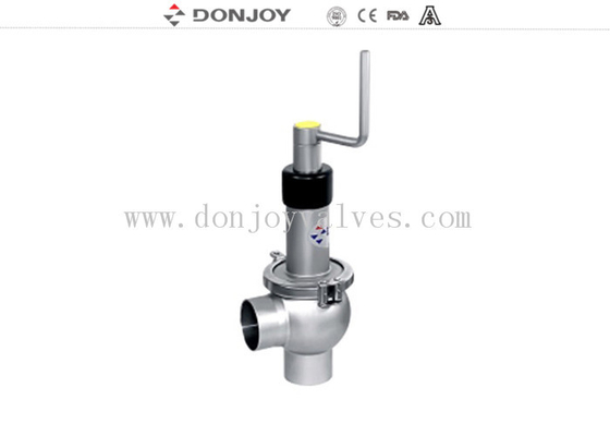 SS316L Manual Adjustable Regulating Valves With Tri Clamp End