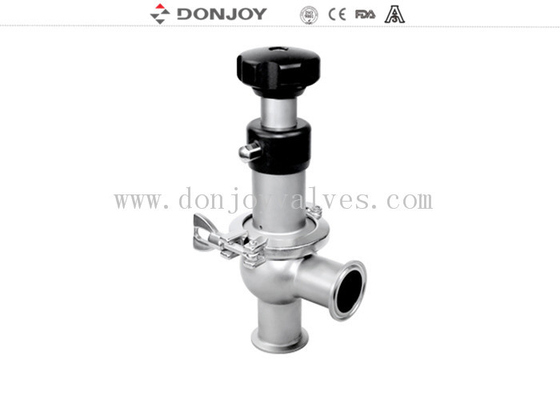 SS316L Manual Adjustable Regulating Valves With Tri Clamp End