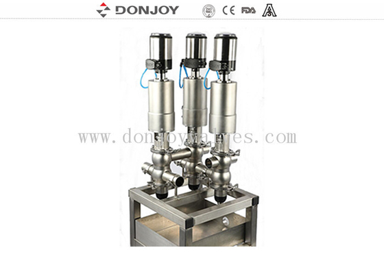 DN40 Hygienic Stainless Steel Mixproof valve with C top