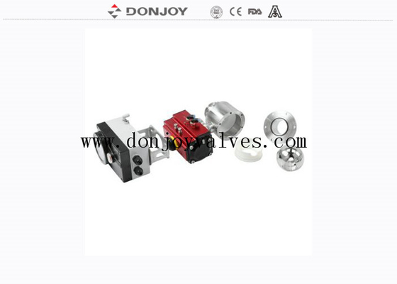 Stainless Steel DN25 DC24V Pneumatic Sanitary Ball Valve