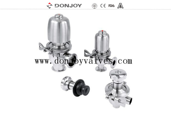 SS316 Tri Clamp Pneumatic Sanitary Radial Diaphragm Valve For Vaccine